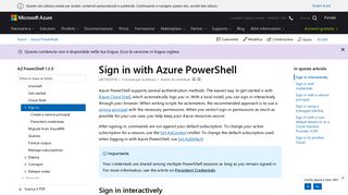 Sign in with Azure PowerShell | Microsoft Docs