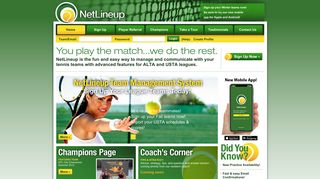 NetLineup - Manage and Organize your Tennis League Teams ...