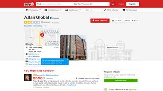 Altair Global - 21 Reviews - Business Consulting - 7500 Dallas Pkwy ...