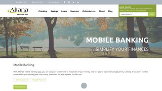 Mobile Banking - Altana Federal Credit Union