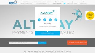 Accept Payments Online via AltaPay | Compare all Payment Service ...