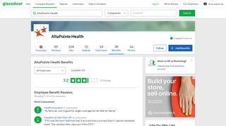AltaPointe Health Employee Benefits and Perks | Glassdoor