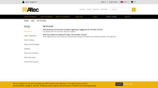 My Account | Altec Inc. - Altec Connect