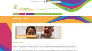 Working at AFG - Alternative Futures Group