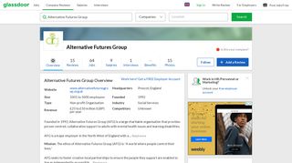 Working at Alternative Futures Group | Glassdoor.co.uk
