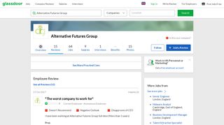 Alternative Futures Group - The worst company to work for | Glassdoor ...
