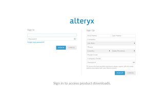 Alteryx Analytics Gallery | Sign Up/Sign In