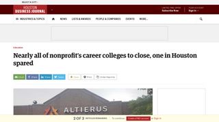 Zenith Education Group to close 21 Altierus, WyoTech career college ...