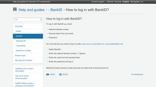 How to log in with BankID? | eid.difi.no