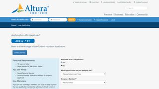 Apply for a Loan - — Altura Credit Union