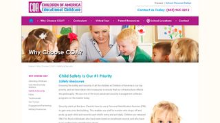 Childcare & Daycare with Advanced Security - Children of America