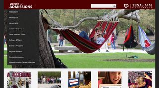 Office of Admissions | Texas A&M University - Home page | Office of ...