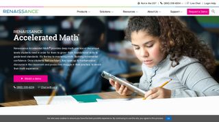 Accelerated Math - Math practice for standards mastery | Renaissance