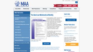 The American Mathematical Monthly | Mathematical Association of ...