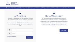 Member login | Australian Medical Association