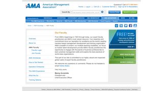 AMA Faculty - American Management Association