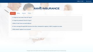 FAQ - MyAccount - AMA Insurance