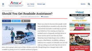 Should You Get Roadside Assistance? - AMAC - The Association of ...