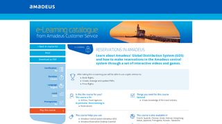 e-Learning courses - Amadeus - Training Centre