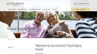 Amadeus River Cruises: Travel Agent Portal