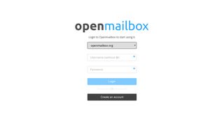 Login - OpenMailBox.org