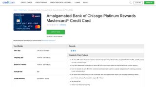Amalgamated Bank of Chicago - Credit.com