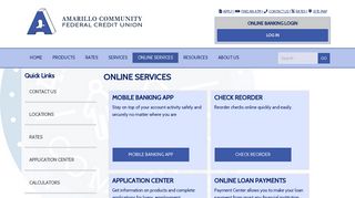 Online Services :: Amarillo Community FCU