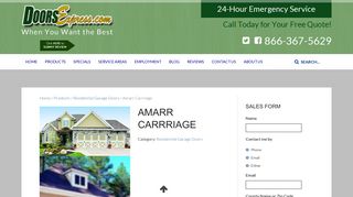 Amarr Carrriage - Shank Door Co - Doors Express