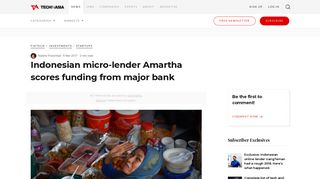 P2P lender Amartha raises series A - Tech in Asia