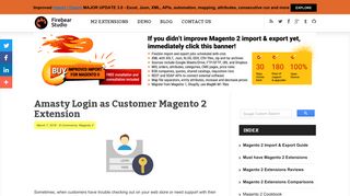 Amasty Login as Customer Magento 2 Extension | FireBear