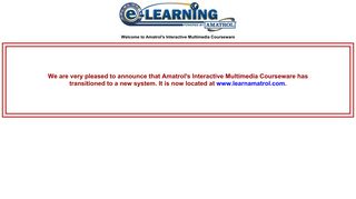 Amatrol's Interactive Multimedia Courseware