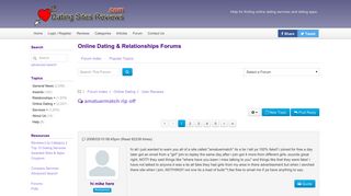 amatuermatch rip off - Dating Sites Reviews