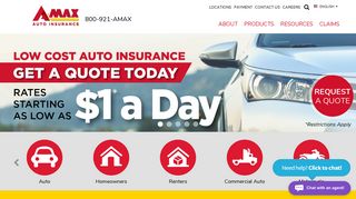 A-MAX Auto Insurance - Seguros de Auto y Casa - 1-800-921-AMAX ...