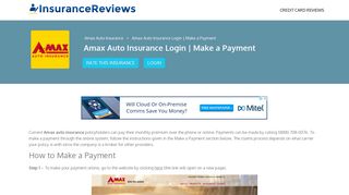Amax Auto Insurance Login | Make a Payment - Insurance Reviews
