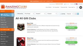 All 40 Gift Clubs | #1 Rated Gift of the Month Clubs from Amazing Clubs