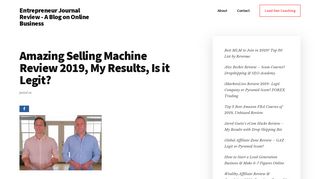 Amazing Selling Machine Review 2019, My Results, Is it Legit ...