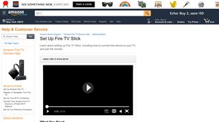 Amazon.com Help: Set Up Fire TV Stick