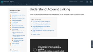 Understand Account Linking - Amazon Developer