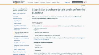 Step 5 - Amazon Pay