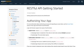 RESTful API Getting Started | Amazon Drive - Amazon Developer