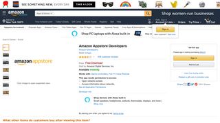 Amazon.com: Amazon Appstore Developers: Appstore for Android