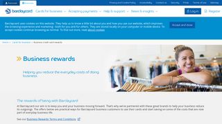 Business credit card rewards | Barclaycard Business