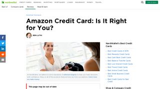 Amazon Credit Card: Is It Right for You? - NerdWallet
