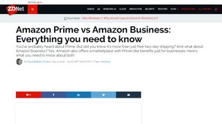 Amazon Prime vs Amazon Business: Everything you need to know ...