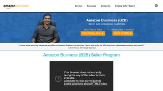 Sell to Businesses | Amazon B2B - Amazon Services