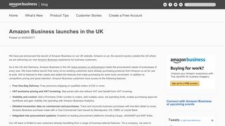 Amazon Business launches in the UK - Amazon Business Blog