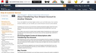 Amazon.com Help: About Transferring Your Amazon Account to ...