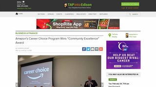 Amazon's Career Choice Program Wins “Community Excellence ...