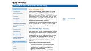 Amazon.co.uk - Marketplace Web Service
