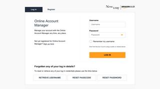 Login - Online Account Manager | Amazon